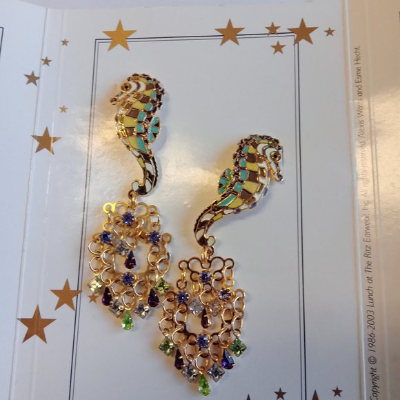 Lunch at the Ritz - Seahorse Dangles - Picture 1 of 15